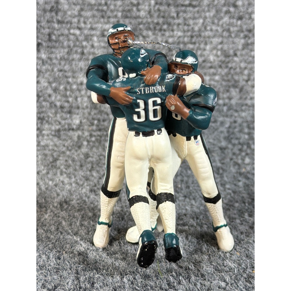 2004 Philadelphia Eagles McNabb Owens Westbrook Christmas Ornament 3" RARE